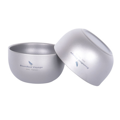 Boundless Voyage Titanium Double Wall Cup Mini Arbatos puodeliai Sake Puodelis Lauko Kempingo Puodelis Kavos Puodeliai Lengvi gėrimai 40ml
