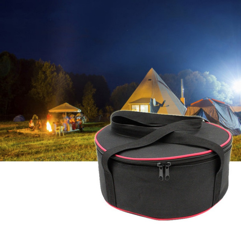 Lauko stovyklavimo virtuvės reikmenų laikymo krepšys dubuo lėkštės puodo organizatorius konteinerio dėklas Kelioninis stalo įrankių laikiklis stovyklavimo krepšys