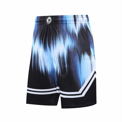 Personalitate la modă Pantaloni scurți de baschet pentru adulți Buzunare cu fermoar Pantaloni scurți de sport Antrenament Fitness Placă de alergare Casual Pantaloni scurți largi