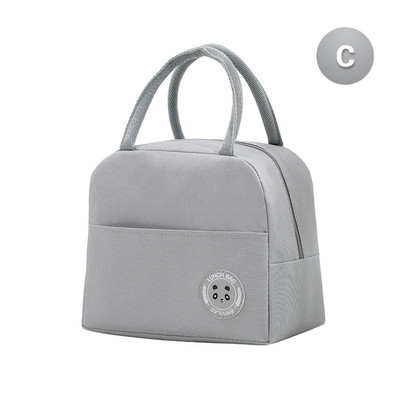 Hőszigetelt ebédlőtáska termikus hordozható táskák nőknek gyerekeknek iskolai kirándulásra ebéd vacsora hűtő élelmiszer kézitáskák élelmiszer piknik táskák