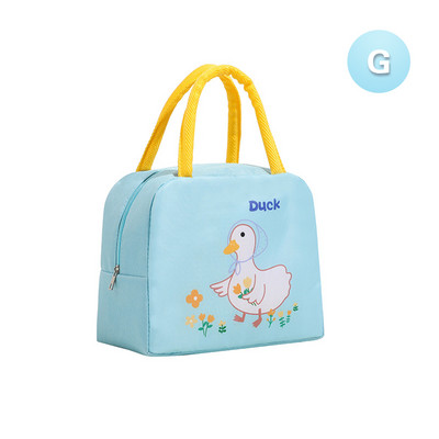 Hőszigetelt ebédlőtáska termikus hordozható táskák nőknek gyerekeknek iskolai kirándulásra ebéd vacsora hűtő élelmiszer kézitáskák élelmiszer piknik táskák