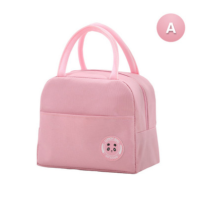 Hőszigetelt ebédlőtáska termikus hordozható táskák nőknek gyerekeknek iskolai kirándulásra ebéd vacsora hűtő élelmiszer kézitáskák élelmiszer piknik táskák