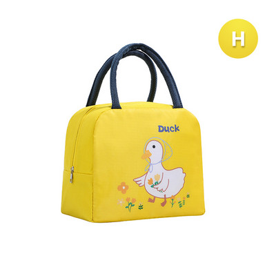 Hőszigetelt ebédlőtáska termikus hordozható táskák nőknek gyerekeknek iskolai kirándulásra ebéd vacsora hűtő élelmiszer kézitáskák élelmiszer piknik táskák