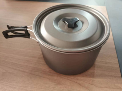 3L 19*11CM alumīnija sakausējums āra kempinga katls kempings virtuves trauki piknika trauki pārnēsājami vienas pannas āra galda piederumi pārgājieniem