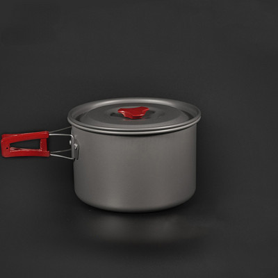 3L 19*11CM alumīnija sakausējums āra kempinga katls kempings virtuves trauki piknika trauki pārnēsājami vienas pannas āra galda piederumi pārgājieniem
