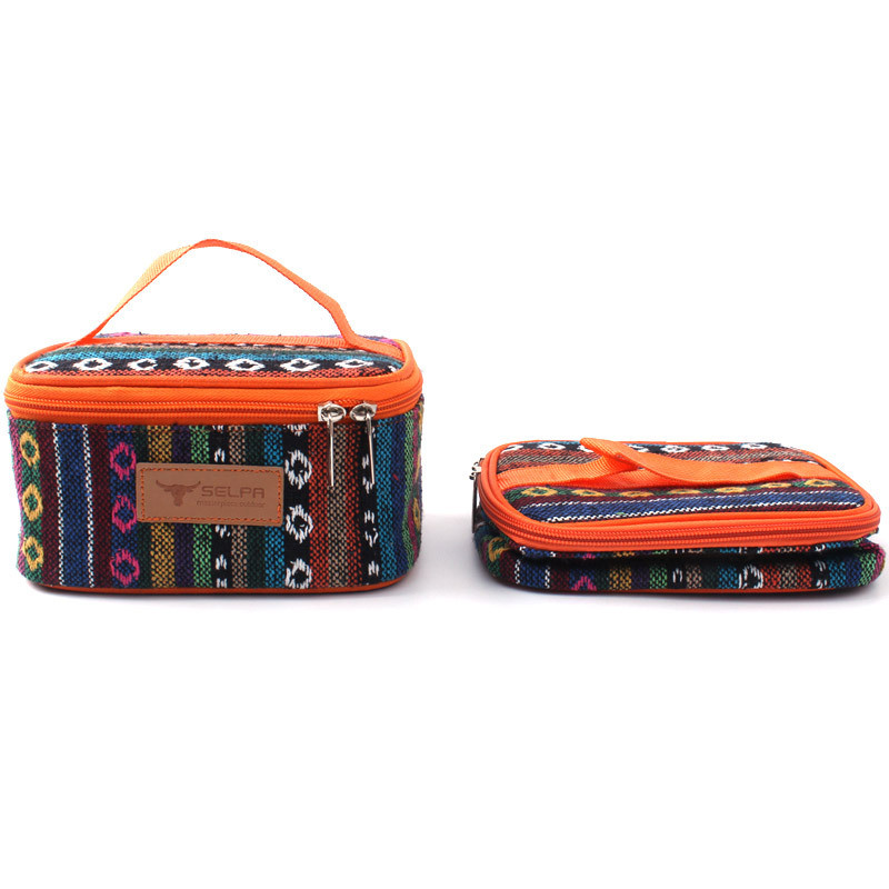 Kültéri kemping főzés fűszeres felszedő táska vízálló palack kézi smink vízálló piknikkosár étel nagy táska szigetelt