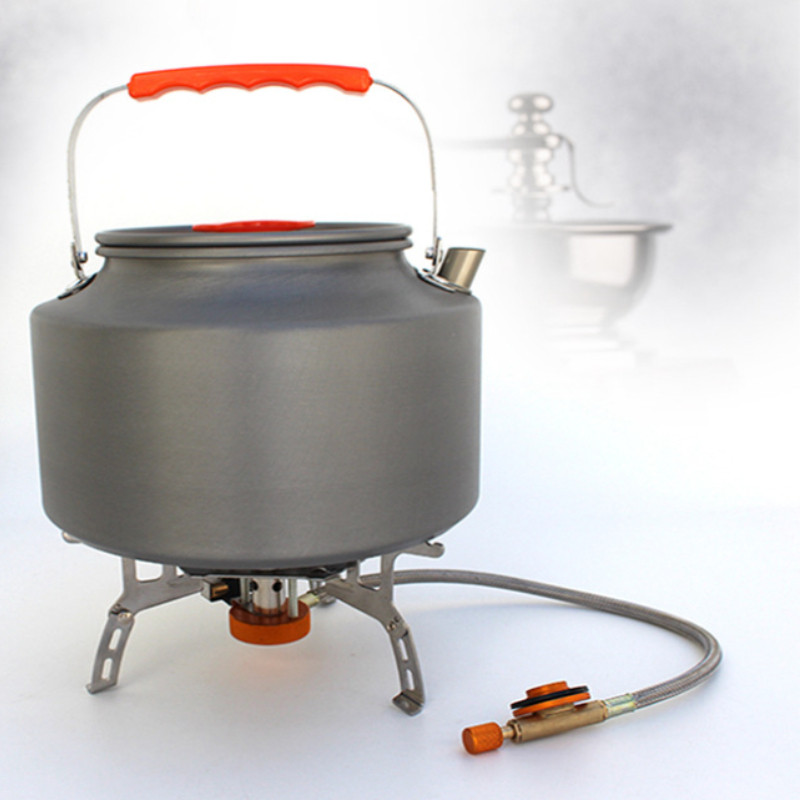 2 l stovyklavietės vandens virdulys lauko kavos virdulys stalo reikmenys pikniko rinkinys reikmenys įranga indai Turizmo virtuvės reikmenys didelė talpa