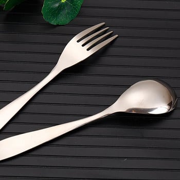 Tiartisan Pure Titanium Spoon Vilica Комплект прибори за хранене Леки прибори за вечеря Пикник на открито Полирана лъжица Vilica Ta8118P