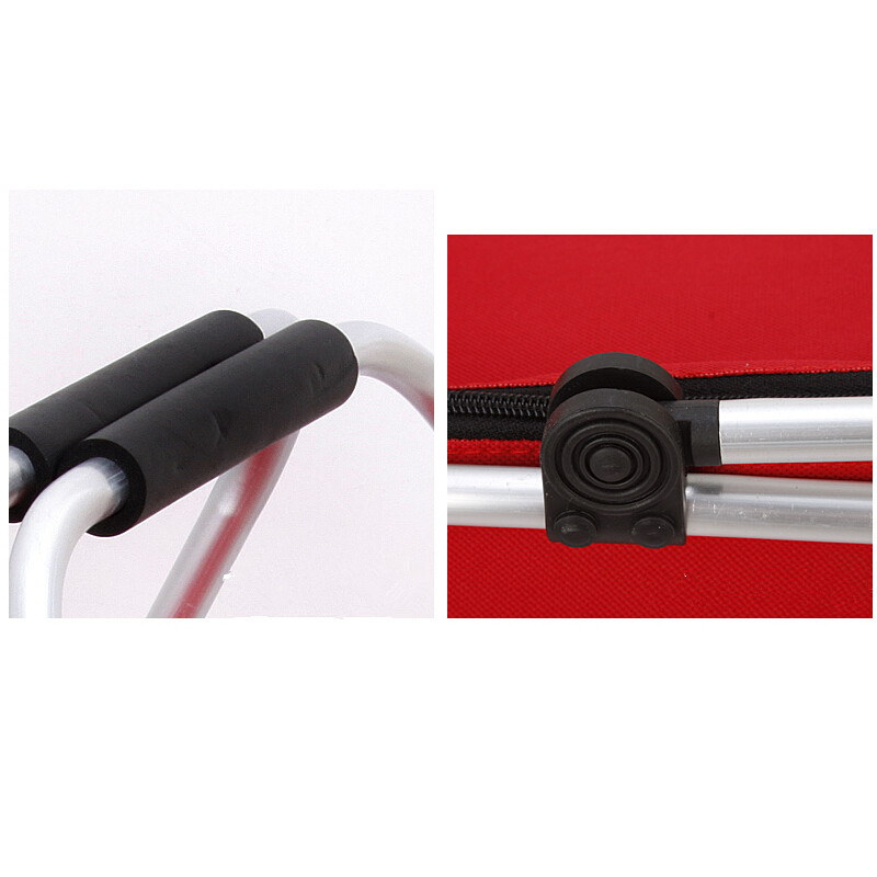 Oksfordo sulankstomas kempingas termoizoliacinis laikymo krepšelis lauko iškylų krepšys automobilių dalių vidaus bagažinės krepšys 46*28*24cm