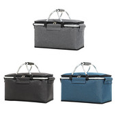 Sulankstomas pirkinių krepšelis stovyklavietės aušintuvas pietūs gėrimai šilumos išsaugojimas paplūdimio mokyklos iškylų krepšys stovyklavietės saugykla 2-8 žmonėms