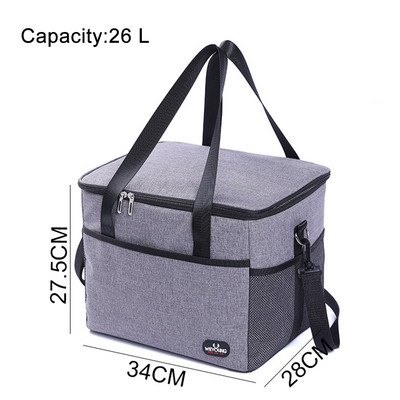 Sulankstomas pirkinių krepšelis stovyklavietės aušintuvas pietūs gėrimai šilumos išsaugojimas paplūdimio mokyklos iškylų krepšys stovyklavietės saugykla 2-8 žmonėms