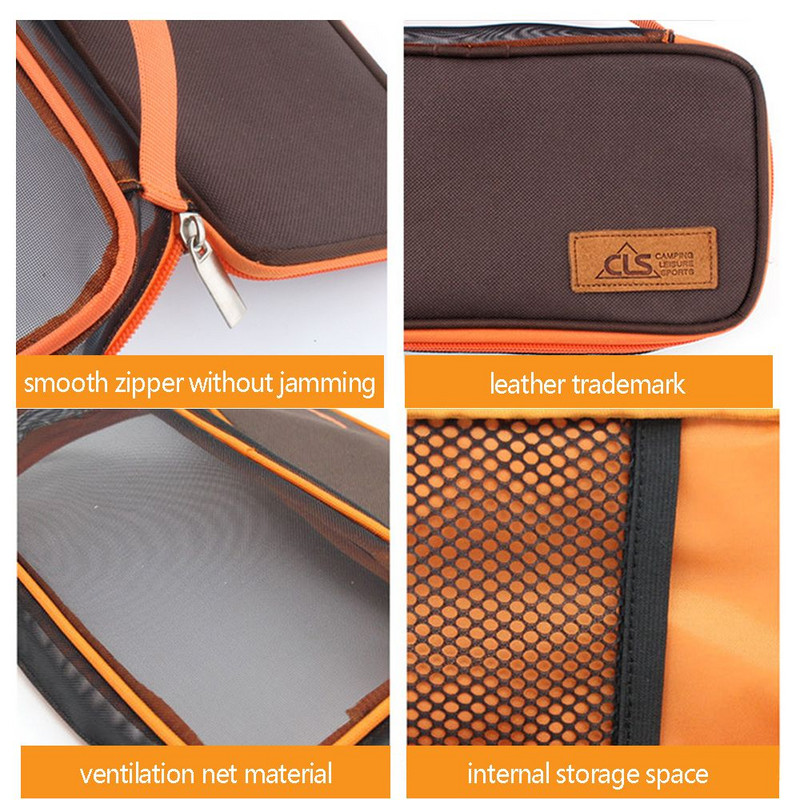 Kempinga ēšanas piederumu uzglabāšanas soma Āra pārnēsājama galda piederumu maciņa organizators galda piederumu maisiņš Lielas ietilpības daudzfunkciju soma