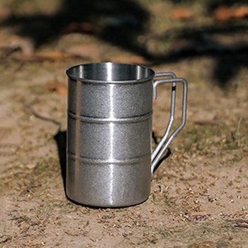Κύπελλο Camping Unbreakable 304 Stailess Steel Coffee Beer Κούπα Νερό Πεζοπορία Τουρισμός Ταξίδι για πικνίκ Φορητή κούπα με φλιτζάνια επιτραπέζια σκεύη
