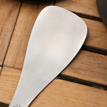 Ελαφρύ Titanium Rice Spoon Paddle Spoon Camping Outdoor επιτραπέζιο σκεύος για υπαίθριο κάμπινγκ στο σπίτι Πικ-νικ πεζοπορίας