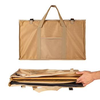 Сгъваема чанта за съхранение на маса за къмпинг Водоустойчива торбичка за органайзер за раница, риболов, барбекю, чанта за пикник на открито G99D