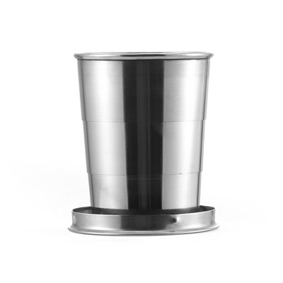 Āra nerūsējošā tērauda saliekamā krūze kempinga galda piederumi alus stikla ūdens kauss