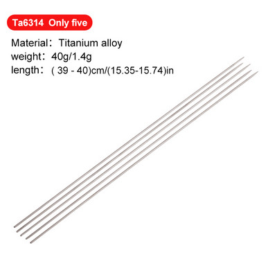 Ti zanatski piknik na otvorenom Roštilj Prod Titanium ražnjići Roštilj BBQ mesni brochette ražnjići za šiš kebab igle za pečenje