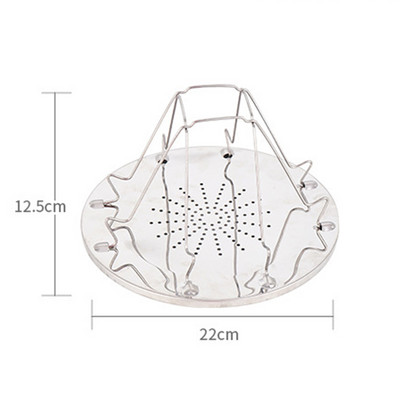 Lauko kempingas Ketaus keptuvės laikiklis, krepšys, nešiojamasis virtuvės reikmenys, kepsninės lėkštės padėklas, keptuvė, geležinis puodas