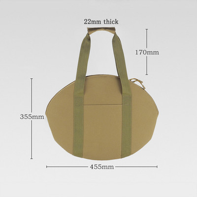 Lauko kempingas Ketaus keptuvės laikiklis, krepšys, nešiojamasis virtuvės reikmenys, kepsninės lėkštės padėklas, keptuvė, geležinis puodas