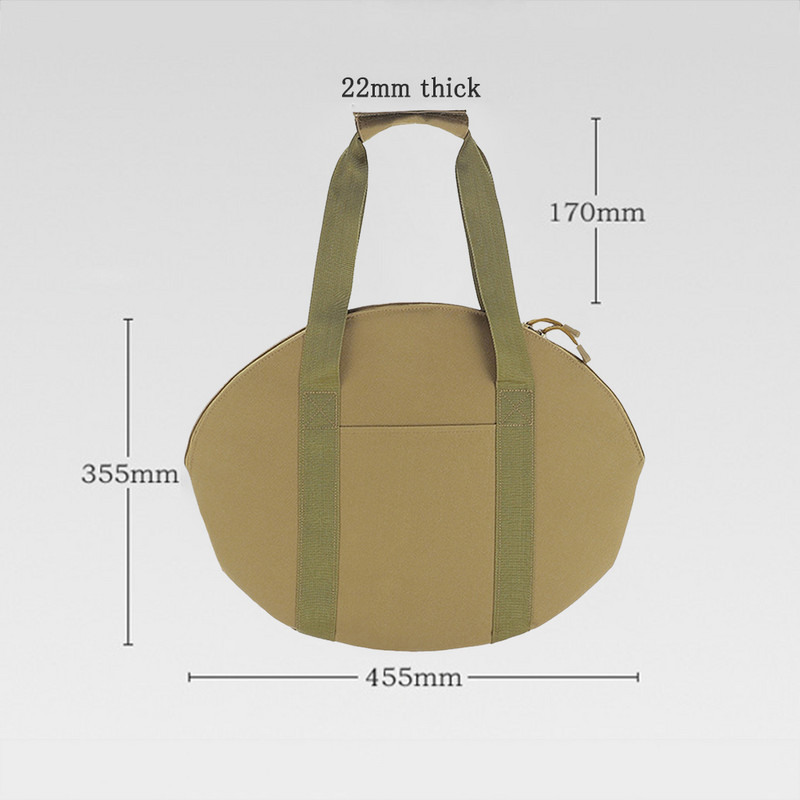 Lauko kempingas Ketaus keptuvės laikiklis, krepšys, nešiojamasis virtuvės reikmenys, kepsninės lėkštės padėklas, keptuvė, geležinis puodas