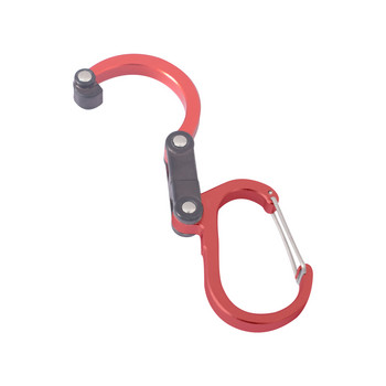 Hybrid Gear Clip - Carabiner Rotating Hook Clip Non-locking Streng Clips for Camping Fishing Πεζοπορία Ταξιδιωτικό σακίδιο