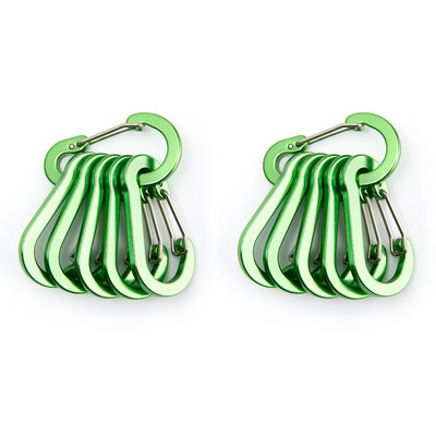 3/6/12 vnt Lauko stovyklavimo kelių įrankių alpinizmo sagtis, plieninė maža karabino spaustukai, žvejybos laipiojimo reikmenys