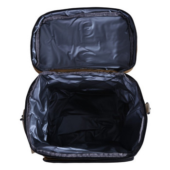 Къмпинг на открито Термоизолирана чанта за съхранение на храна 15L Кутия за охлаждане на напитки Водоустойчива камуфлажна чанта за съхранение на храна Пикник Пътуване