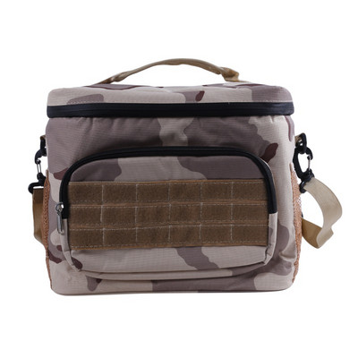 Kampiranje na otvorenom Termalno izolirana torba za skladištenje hrane 15L Kutija za hlađenje pića Vodootporna Kamuflažna torba za čuvanje hrane Piknik putovanja
