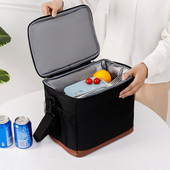 9/16 literes hűtőtáska hevederes pikniktáskával, izoterm szigetelt táska sörhöz, nagy étkezési konténerhez ebédtáska autós Bolsa hűtőtáska