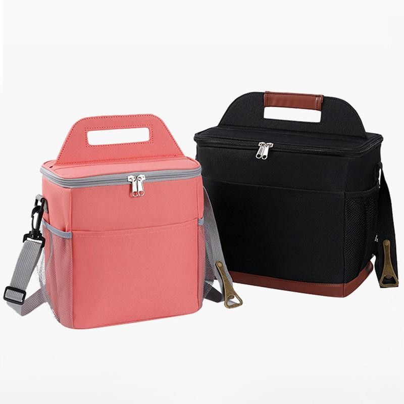 9/16 literes hűtőtáska hevederes pikniktáskával, izoterm szigetelt táska sörhöz, nagy étkezési konténerhez ebédtáska autós Bolsa hűtőtáska
