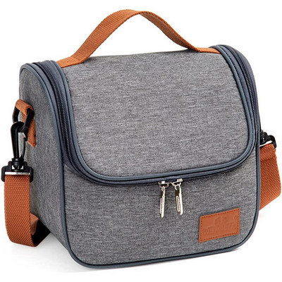 Izolētas pusdienu somas piknikam ar noņemamu plecu siksnu, ūdensnecaurlaidīgs aukstuma soma sievietēm. Līdzi ņemiet maltītes uz darbu.