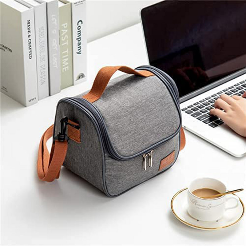 Izolētas pusdienu somas piknikam ar noņemamu plecu siksnu, ūdensnecaurlaidīgs aukstuma soma sievietēm. Līdzi ņemiet maltītes uz darbu.