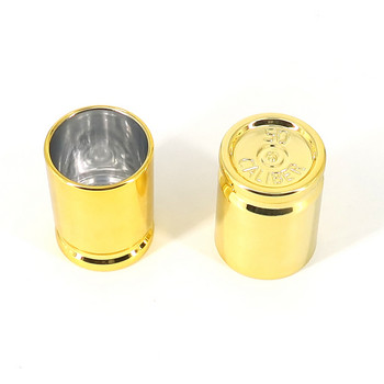 Комплект от 2 или 4 бр. 50 калибър пластмасова златна лъскава повърхност Bullet чаша за пиене Чаша за пиене Непрозрачна чаша Чаша за вино Нов подарък