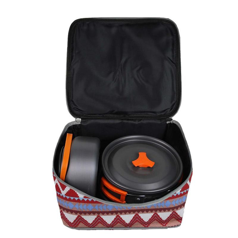 Kültéri kemping kemping tárolótáska kemping étkezési táska nagy tároló lámpa étkészlet táska kempingezés eszköz piknik tábor utazótáska