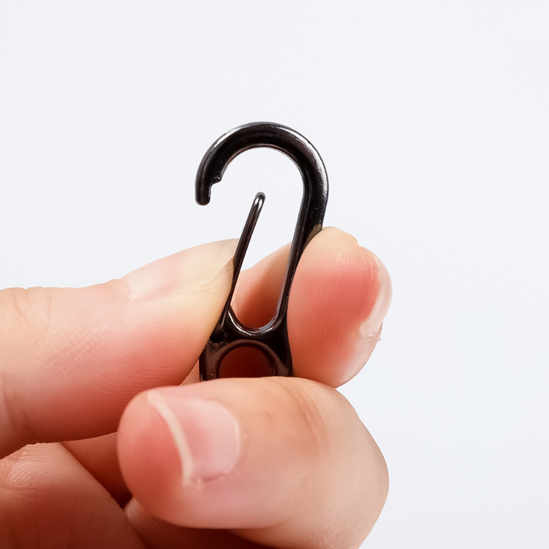 10db/készlet Kis karabiner kapocs kulcstartókkal 31mm alumínium karabiner kulcstartó kapocs kemping kulcstartókhoz kültéri túrázáshoz