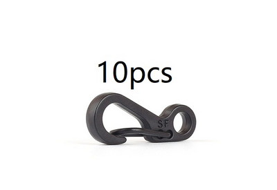 10/20 db Mini SF rugós hátizsák kapcsok hegymászó karabinerek EDC kulcstartó kemping palackakasztók Paracord taktikai túlélő felszerelés