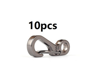 10/20 db Mini SF rugós hátizsák kapcsok hegymászó karabinerek EDC kulcstartó kemping palackakasztók Paracord taktikai túlélő felszerelés