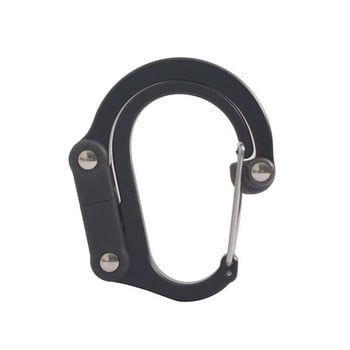 Hybrid Gear Clip Carabiner Περιστρεφόμενος γάντζος κλιπ που δεν κλειδώνει Ισχυρά κλιπ για Camping Fishing Πεζοπορία Ταξιδιωτικό σακίδιο