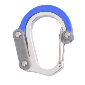 Hybrid Gear Clip Carabiner Περιστρεφόμενος γάντζος κλιπ που δεν κλειδώνει Ισχυρά κλιπ για Camping Fishing Πεζοπορία Ταξιδιωτικό σακίδιο