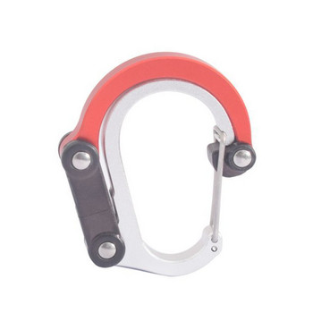 Hybrid Gear Clip Carabiner Περιστρεφόμενος γάντζος κλιπ που δεν κλειδώνει Ισχυρά κλιπ για Camping Fishing Πεζοπορία Ταξιδιωτικό σακίδιο