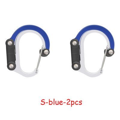 Hibridinis pavarų spaustukas karabinas, besisukantis kablio segtukas, neužsifiksuojantis, tvirtos spaustukai, skirti stovyklavimui, žvejybai, žygiams, kelioninei kuprinei