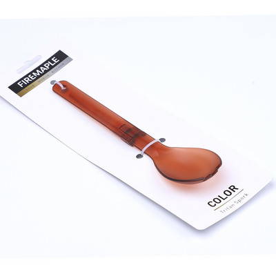 Fire Maple Color Tritan Spork összecsukható kanál Camping Hordozható evőeszközök Könnyű piknik vacsora villa utazási hátizsákkal
