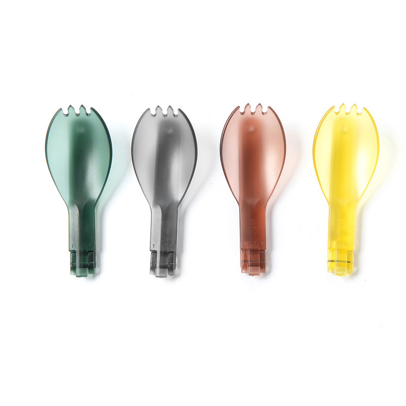 Fire Maple Color Tritan Spork összecsukható kanál Camping Hordozható evőeszközök Könnyű piknik vacsora villa utazási hátizsákkal