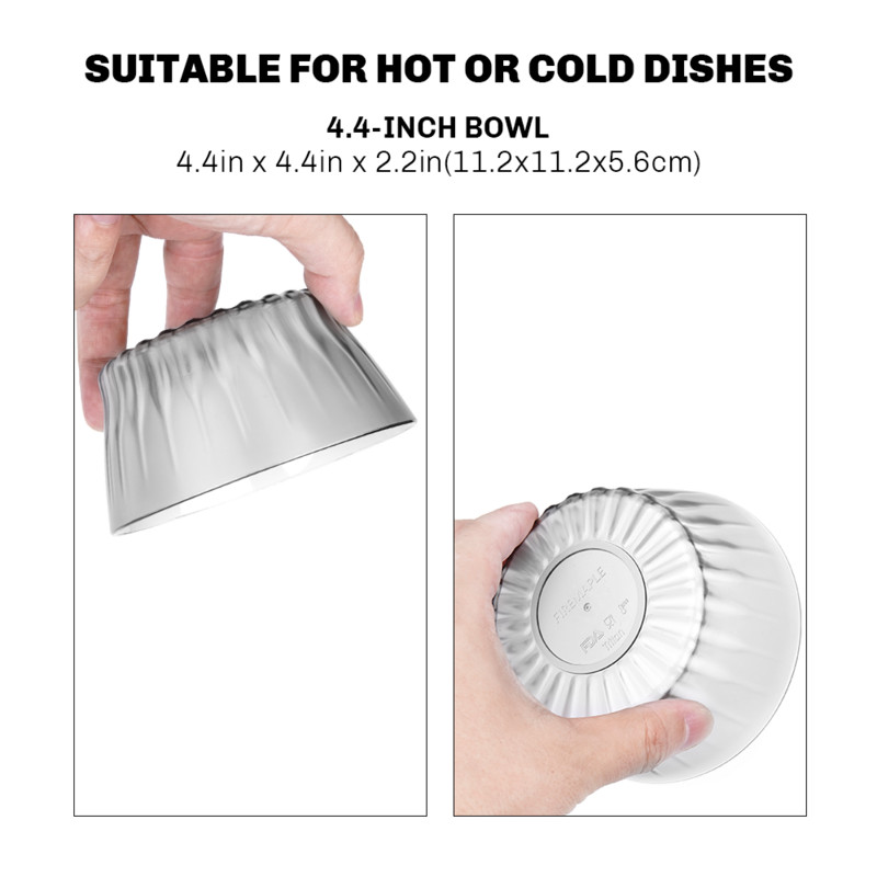 Fire-Maple Tritan Bowl Īpaši viegls āra galda trauks Virtuves trauki Pārnēsājams pārgājienu mugursoma Pārtikas konteiners Kempinga aprīkojums 350 ml