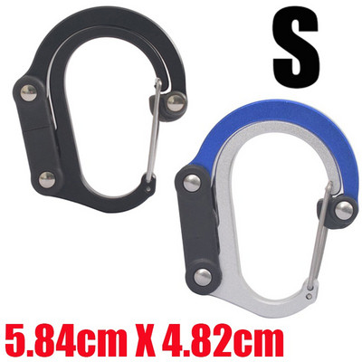 Hibridinis pavarų spaustukas – karabino besisukantis kablio spaustukas neužsifiksuojantis tvirtas spaustukas, skirtas stovyklavimui, žvejybai, žygiams, kelioninėms kuprinėms.