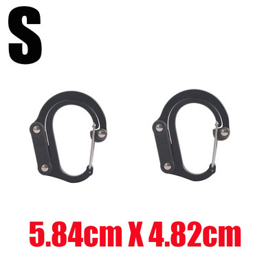 Hibridinis pavarų spaustukas – karabino besisukantis kablio spaustukas neužsifiksuojantis tvirtas spaustukas, skirtas stovyklavimui, žvejybai, žygiams, kelioninėms kuprinėms.