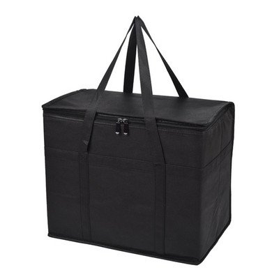 30 literes cipzárral, hőszigetelt ételszállítmány nagy összecsukható piknikhez, tengerparti vásárláshoz Újrafelhasználható ebéd hűtőtáska BBQ ital