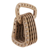 6x Tactical Carabiner Carabina Karabiner Clip Plastikinis kariūnų žygių kempingas