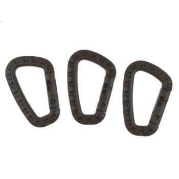 6x Tactical Carabiner Carabina Karabiner Clip Plastic Cadet Πεζοπορία Κάμπινγκ