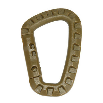 6x Tactical Carabiner Carabina Karabiner Clip Plastikinis kariūnų žygių kempingas